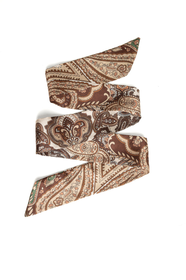 The Silk Twill Paisley Ribbon