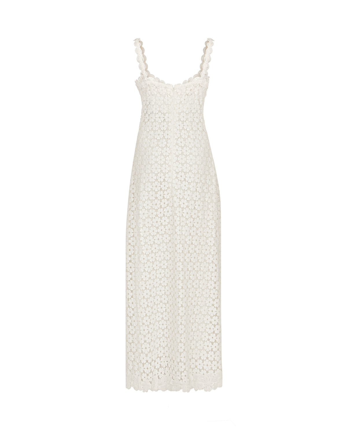 Waimari White Flowers Dress