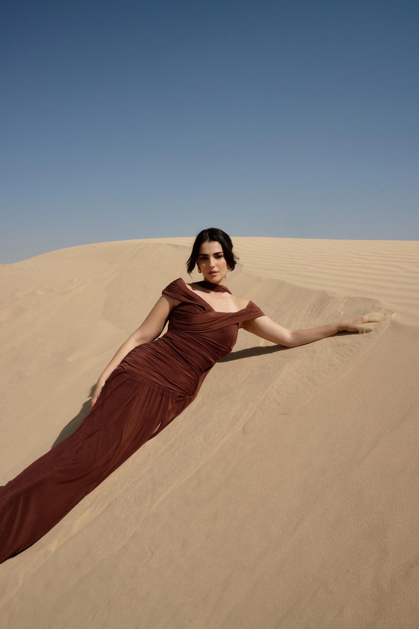 Desert Off Shoulder Dress