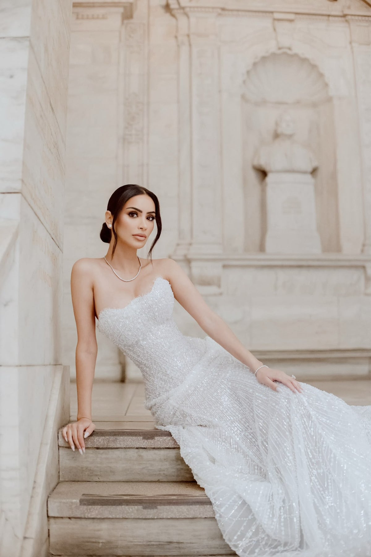 Crystal & Sequins Bridal Gown