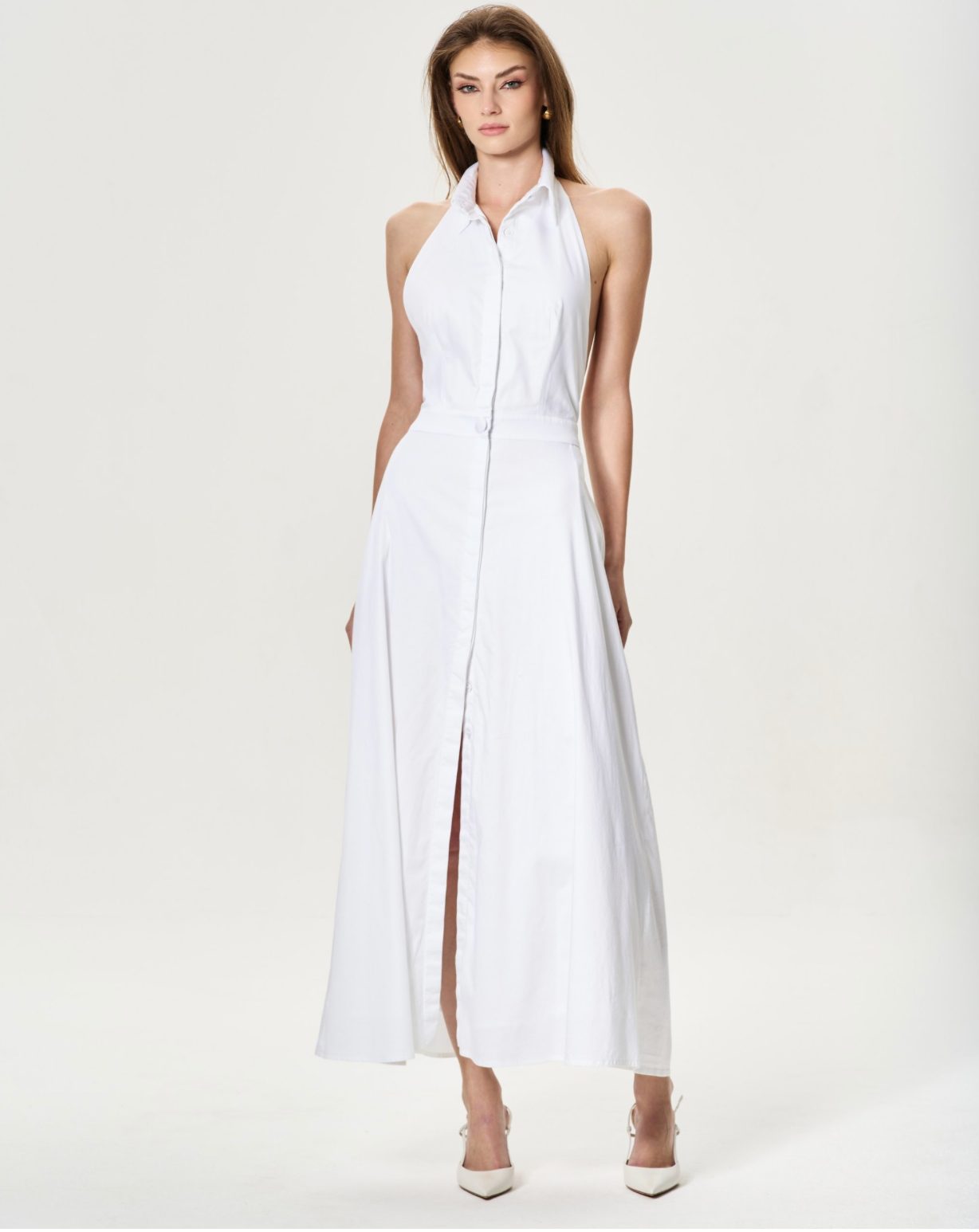 HARIETT COTTON DRESS WHITE