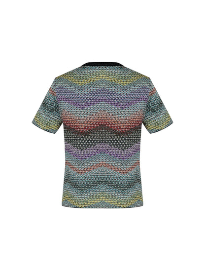 Knitted Short-colorful Set