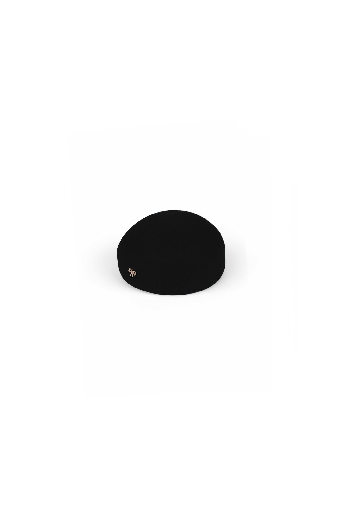 Black Bow Pillbox Hat