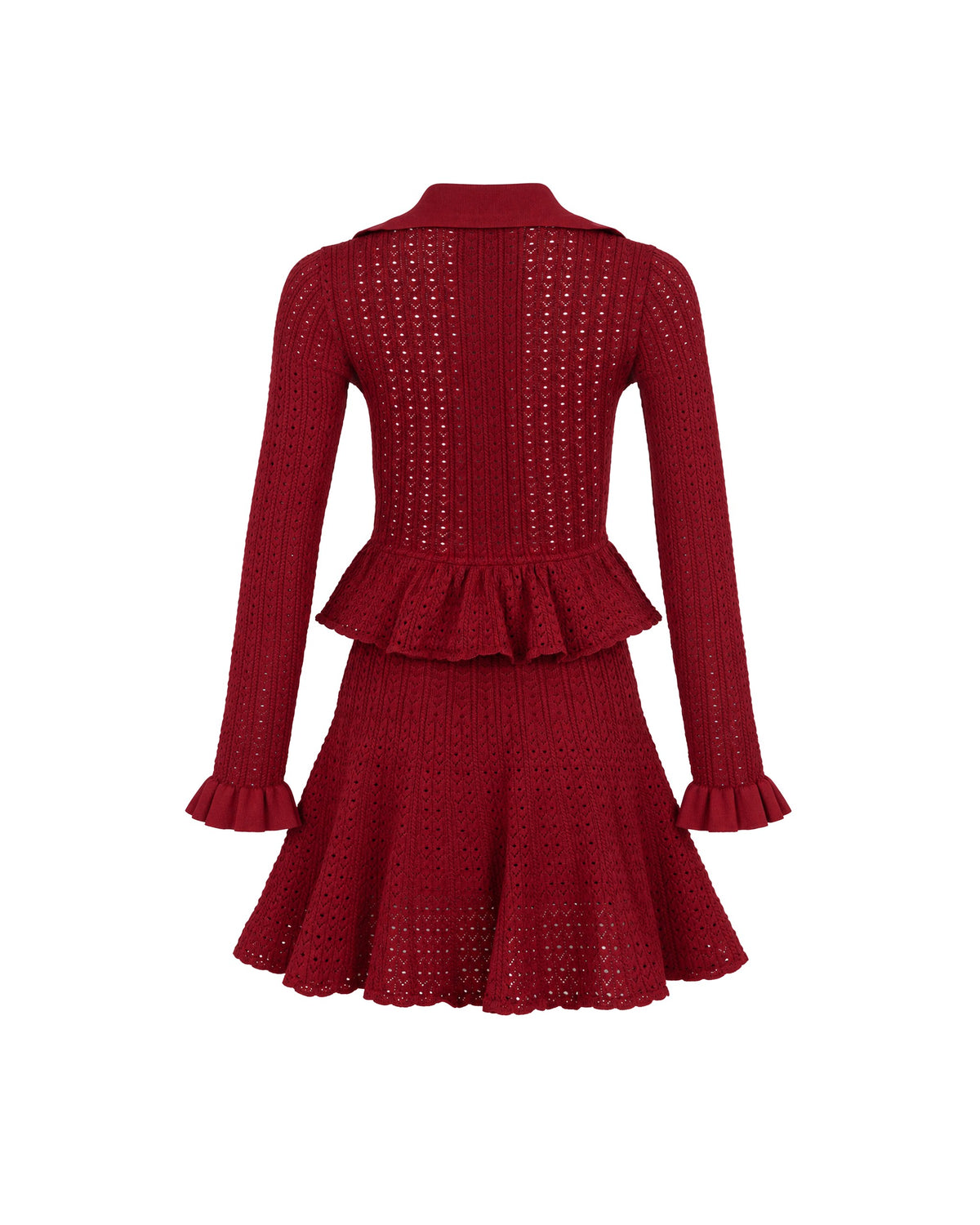 Midi Bordeaux Dress