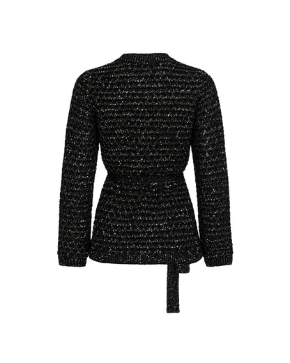 BLACK & GOLD CARDIGAN