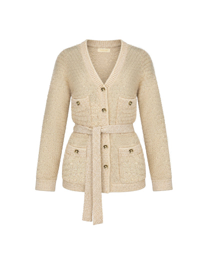 BLACK & GOLD CARDIGAN