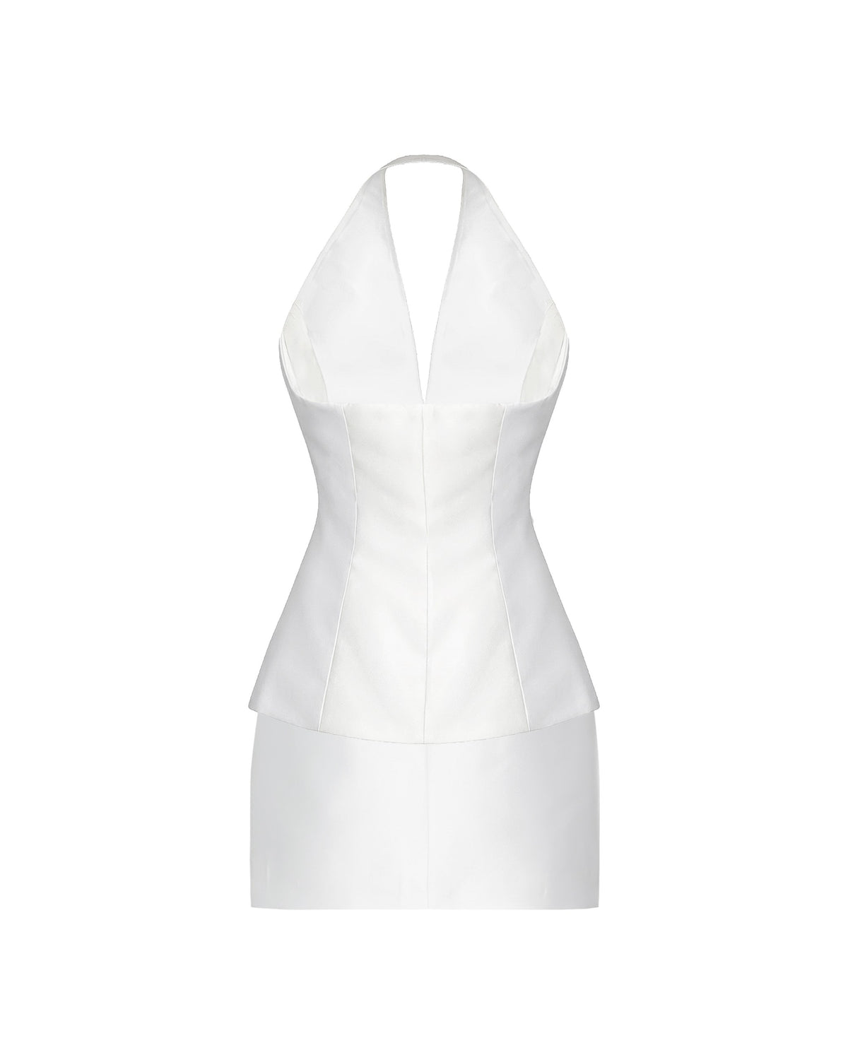 White Mikado Skirt Set