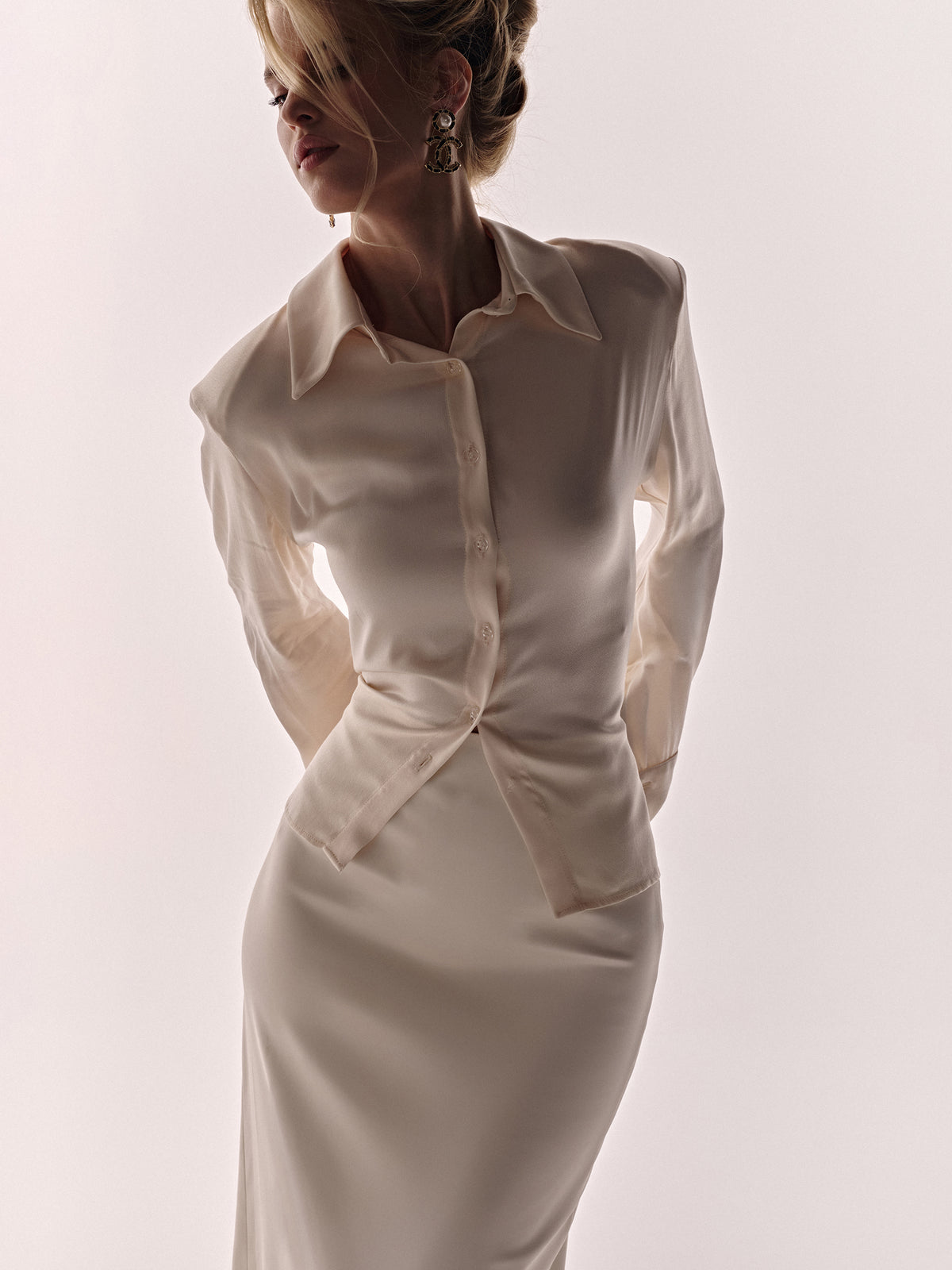 Viscose white Shirt