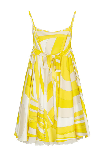 Yellow 2 piece Feather Set