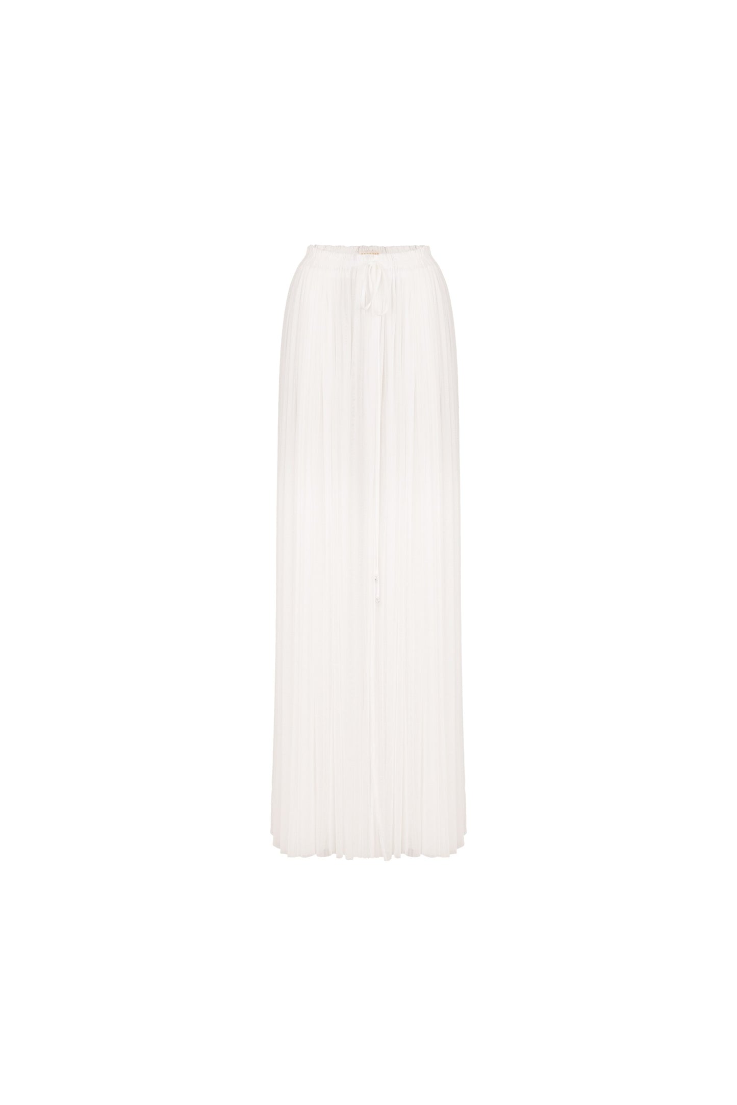 Pleated Halter Plunge Maxi set