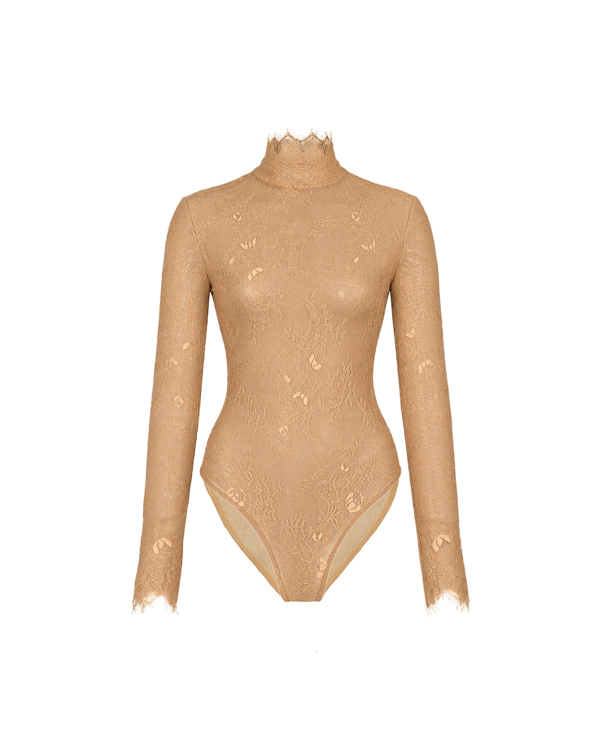 High-Neck Feathered Couture