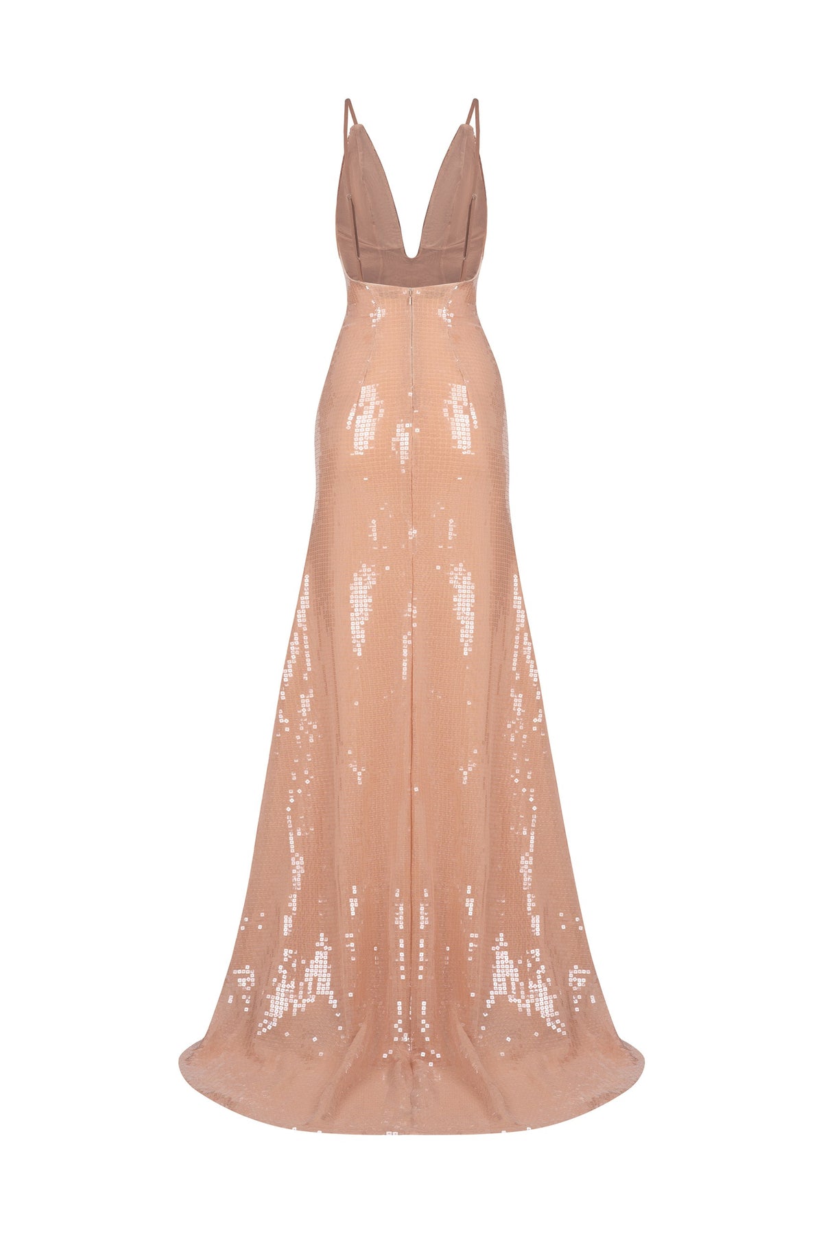 Champagne Sequin Gown