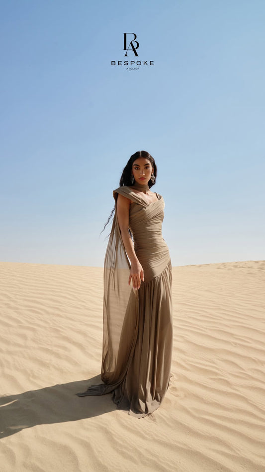 Desert Off Shoulder Dress