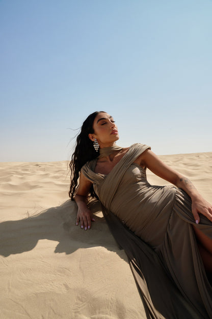 Desert Off Shoulder Dress