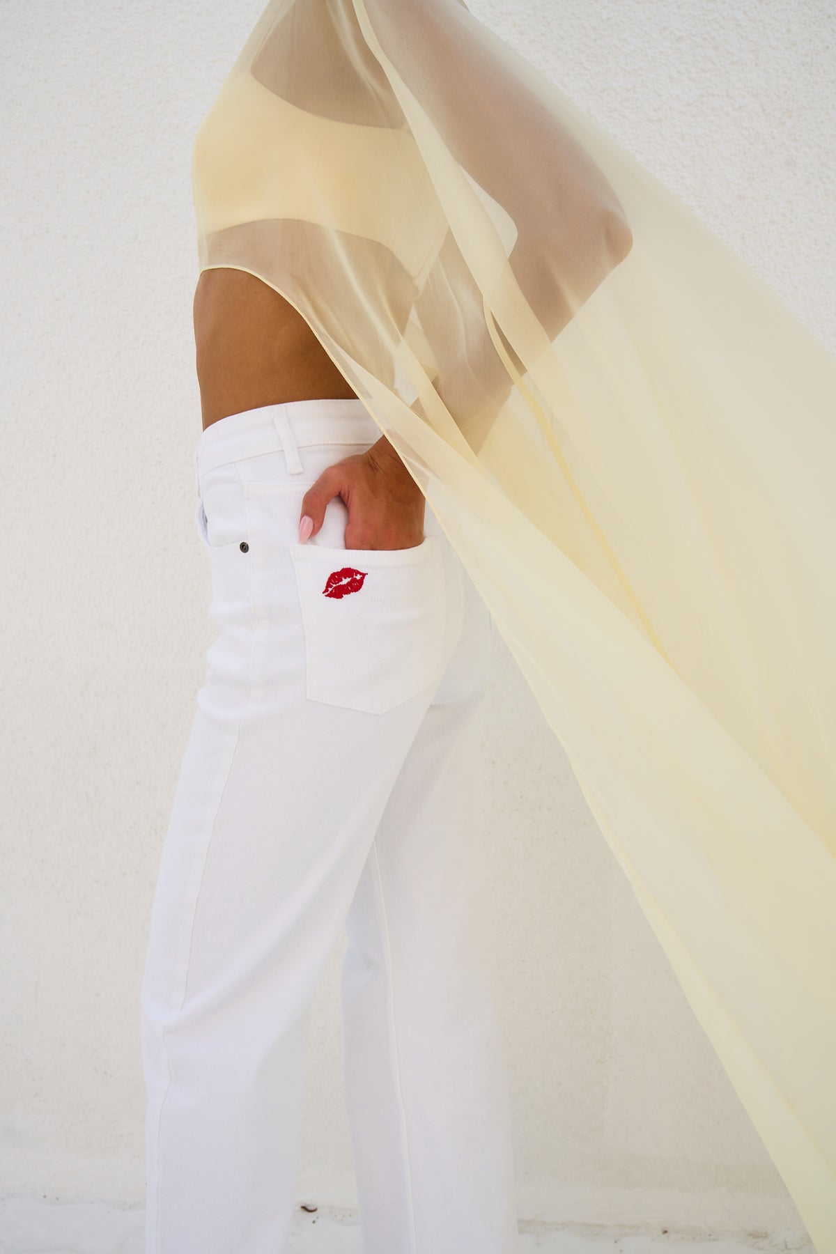 Silk Chiffon Cape