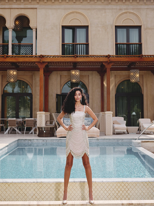 Crystal Hand Beaded Dress