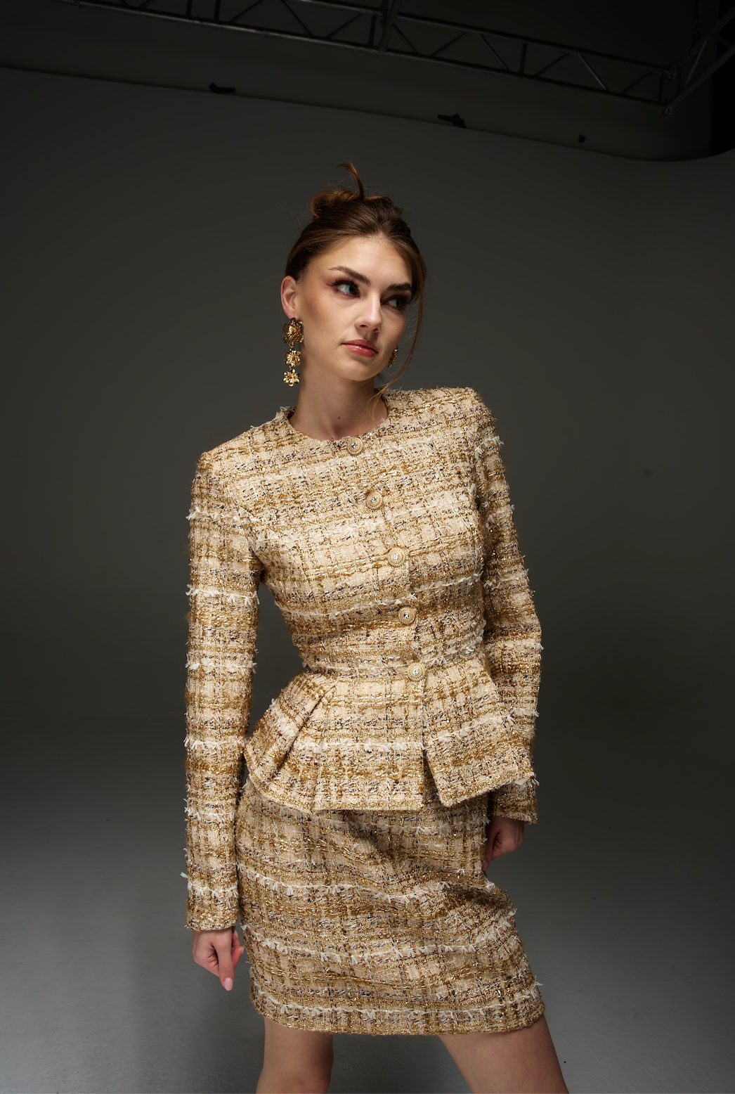 GOLD TWEED SET