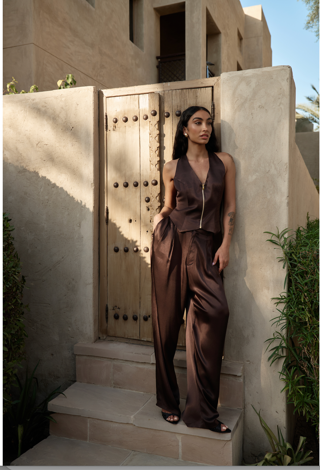 VISCOSE TROUSERS SET