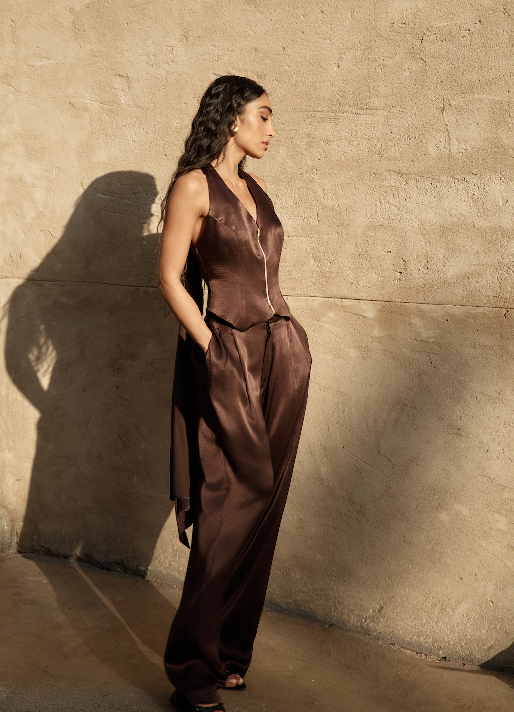VISCOSE TROUSERS SET