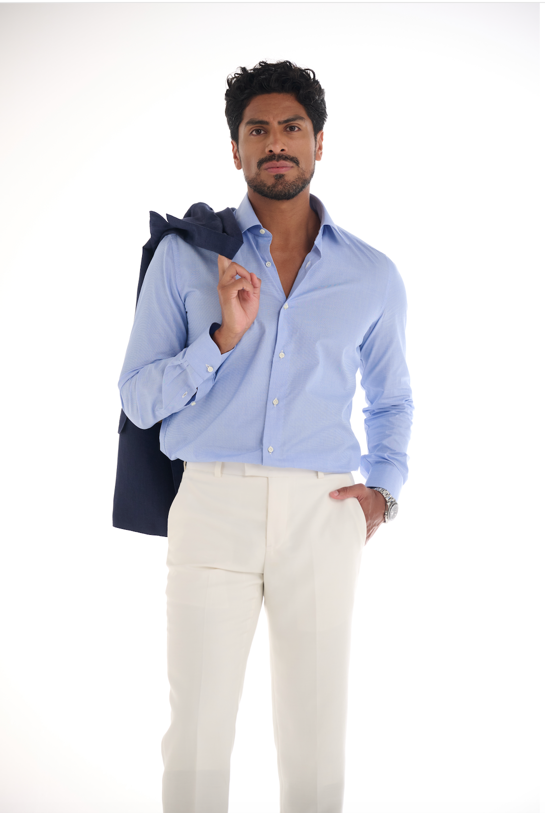 Borrelli Napoli Camicia Strech 03