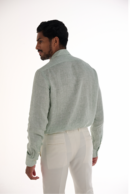 Borrelli Napoli Camicia Lino 9