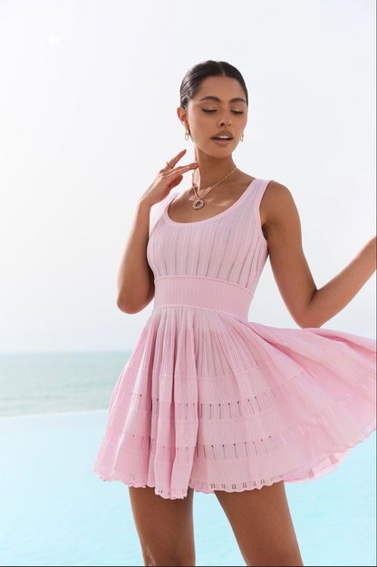 Summer Knitted Short Dress