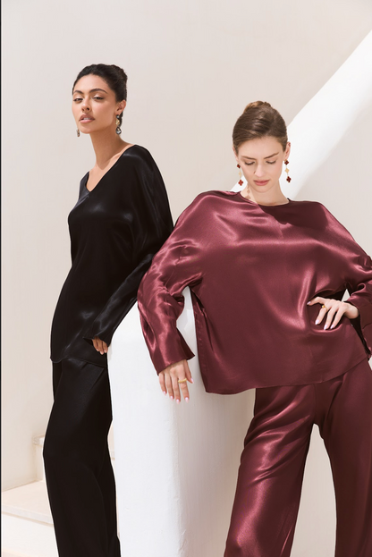 Bordeaux Viscose 2-Piece set