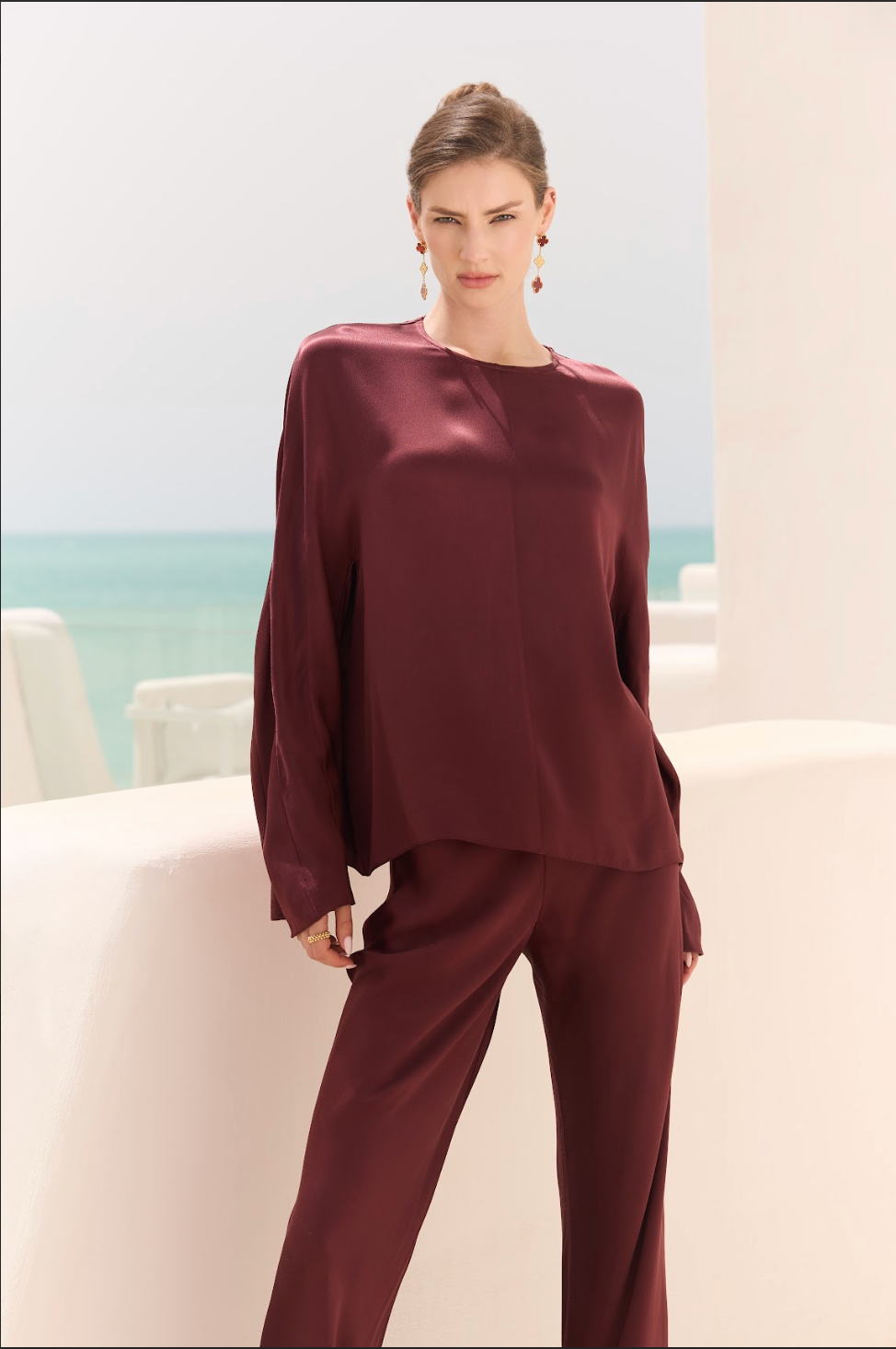 Bordeaux Viscose 2-Piece set