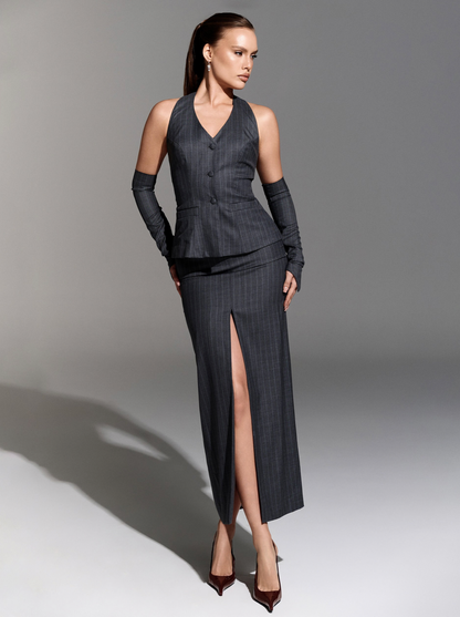 GREY 2 PIECE OFFICE STRIP SET