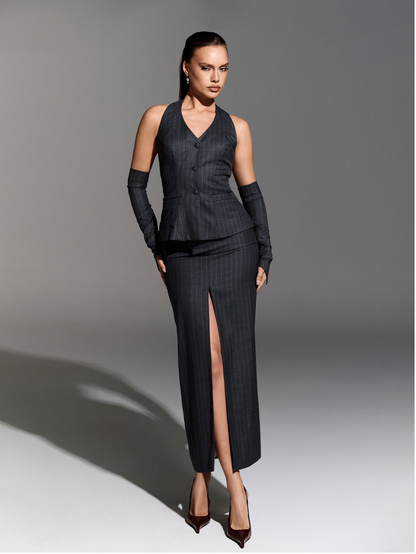GREY 2 PIECE OFFICE STRIP SET