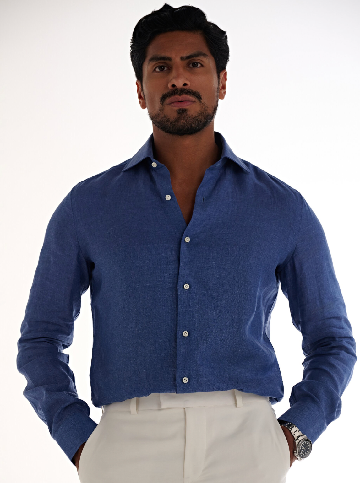 CAMICIA DENIM 1  BLUE