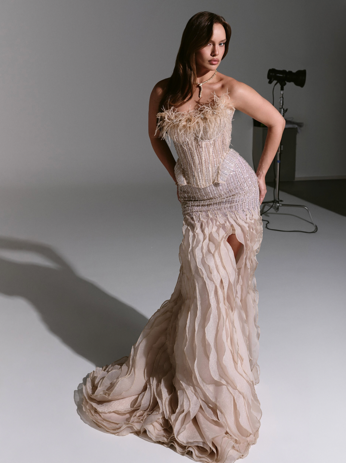 Miss Universe Dress Gold