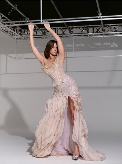 Miss Universe Dress Gold