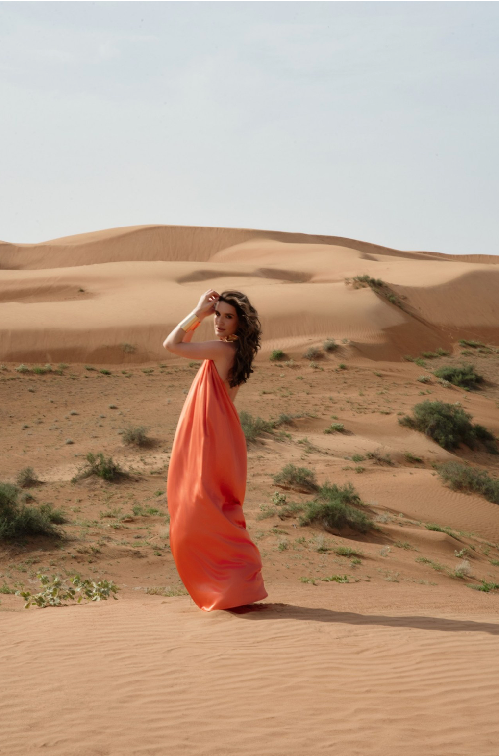 Orange Desert Dress