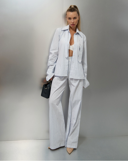 Stripe Sparkle Trousers Set