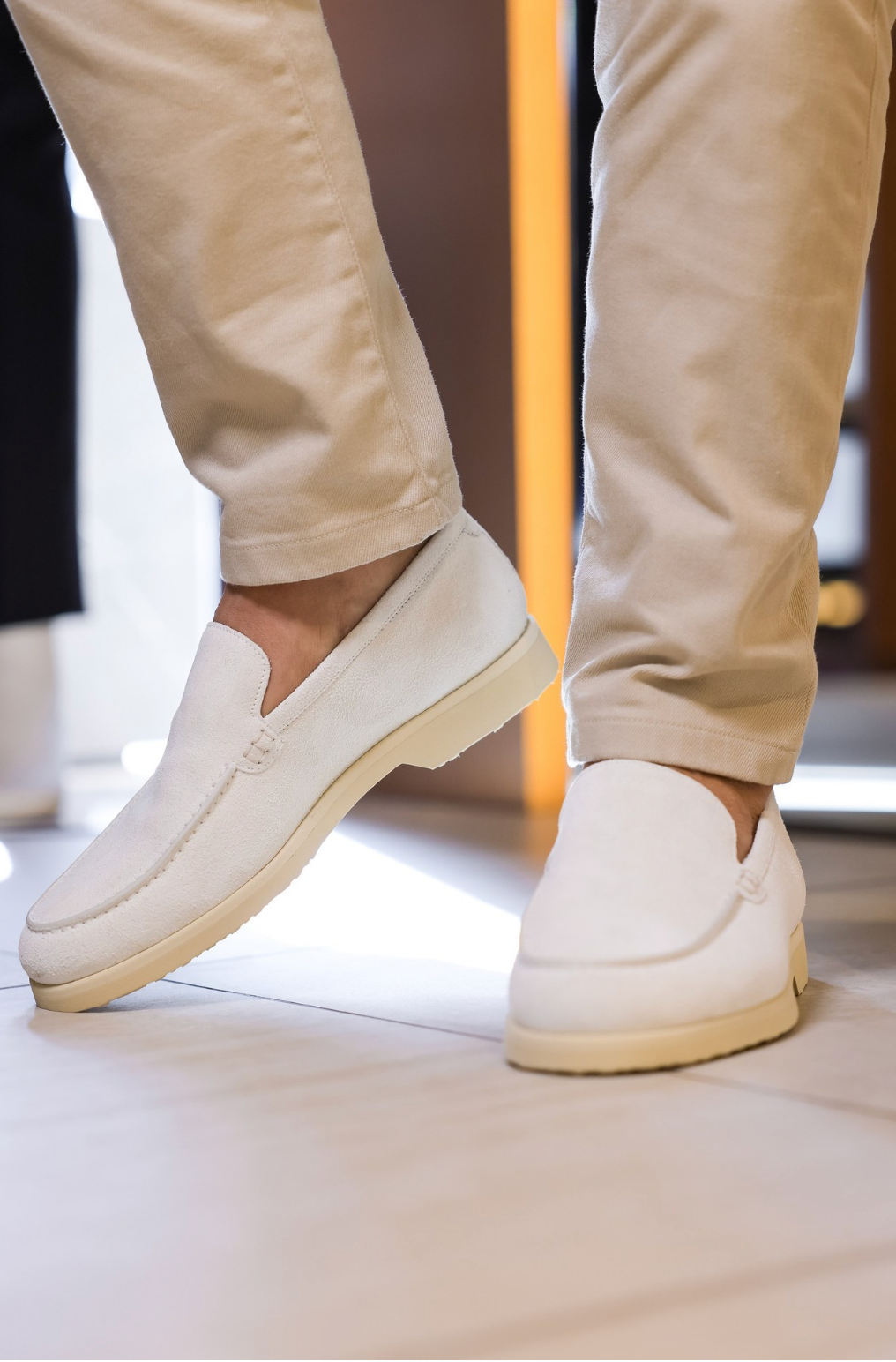 BESPOKE MEN'S SHOES IVORY