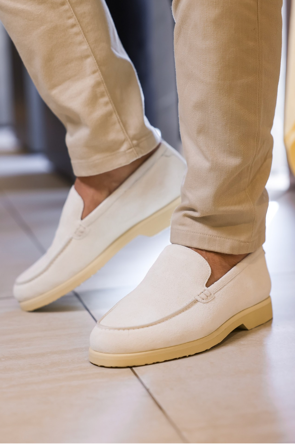 BESPOKE MEN'S SHOES IVORY