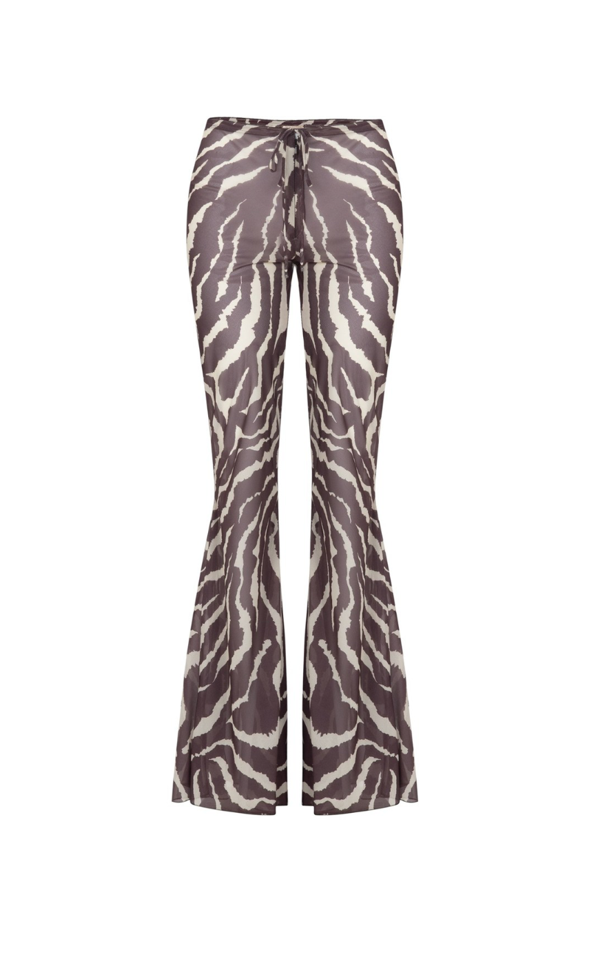 Zebra Pants Brown