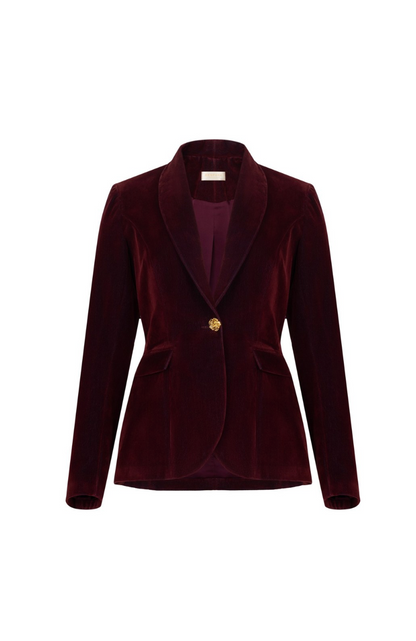 Burgundy Blazer