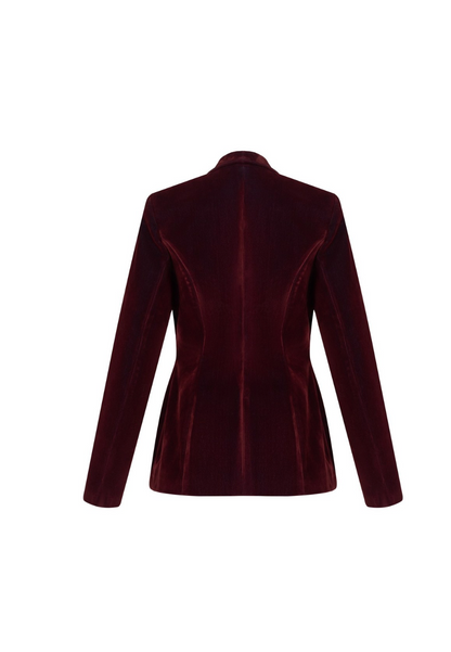Burgundy Blazer
