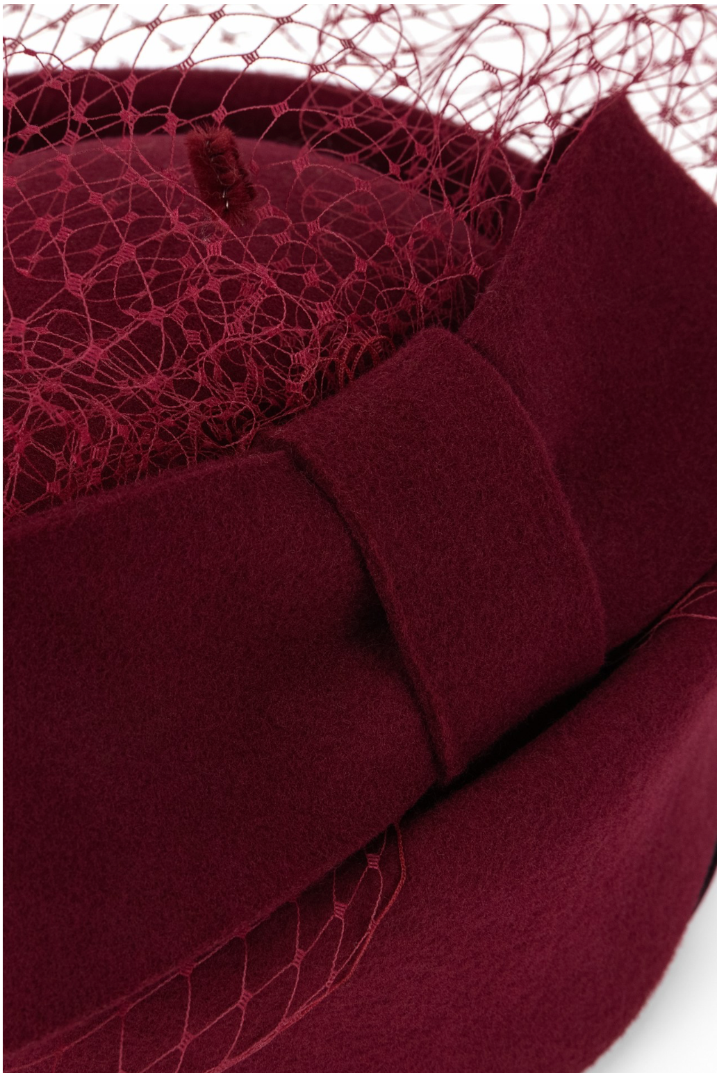 Burgundy Wool Hat