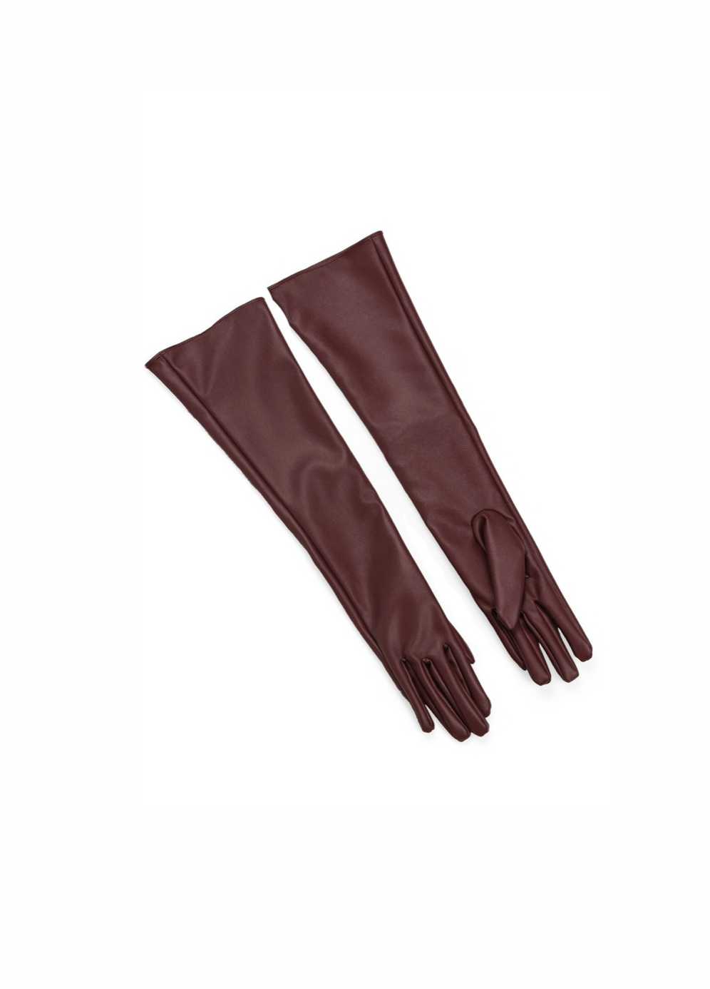 Burgundy Leather Gloves