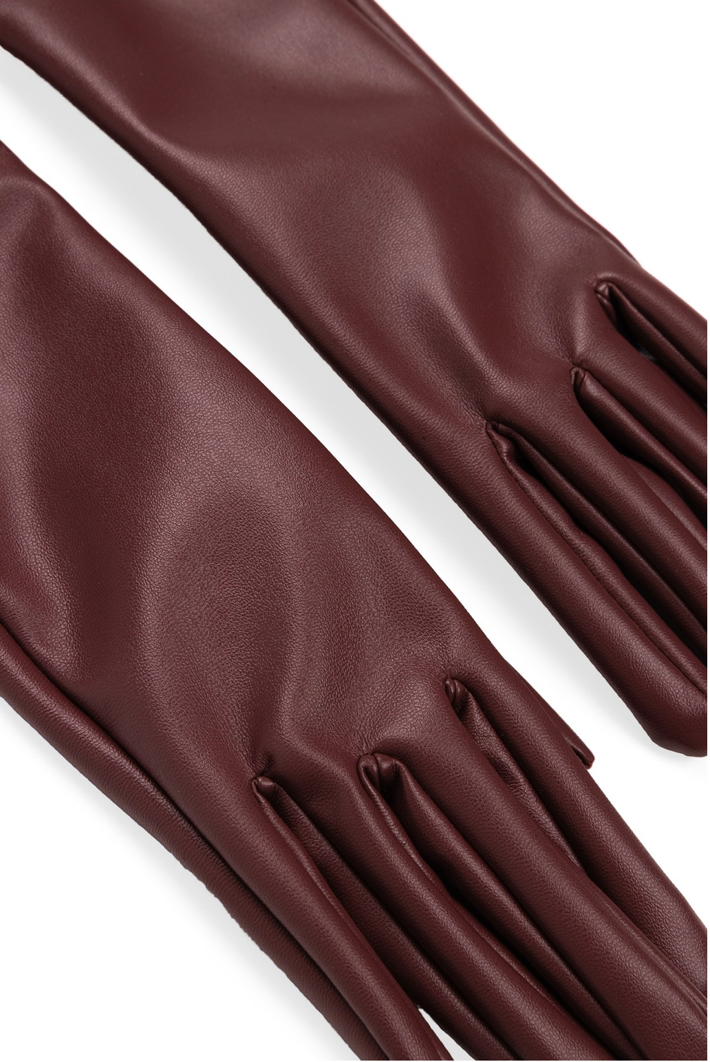 Burgundy Leather Gloves